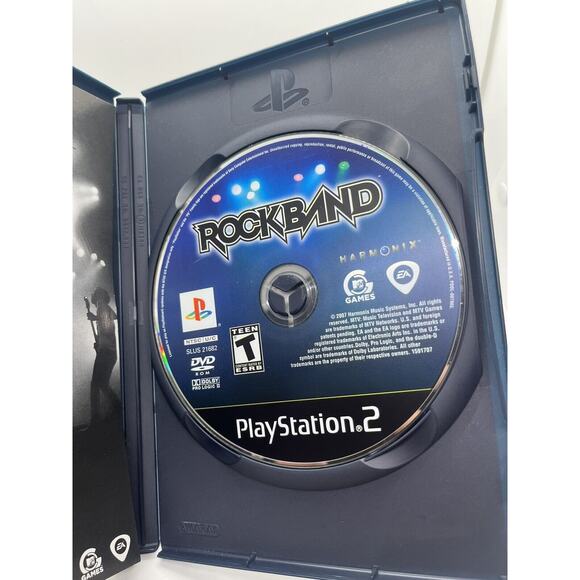 Rock Band (Sony Playstation 2 Ps2 2007) Game Disc Complete With Manual - Picture 5 of 7